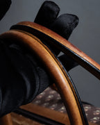 "GUCCI" Vintage horse harness motif pattern mini boston bag