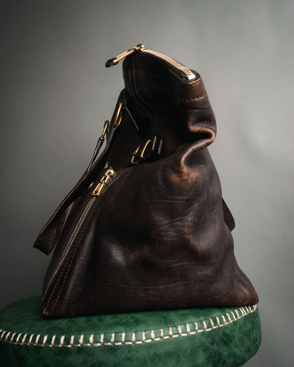 “Yves Saint Laurent” 2000’s downtown leather tote bag