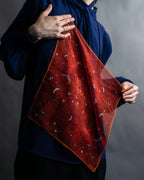 "HERMES" Celestial motif petit carre scarf