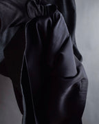 "HERMES" Margiela period semi-flared wool skirt