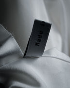 –SPECIAL– "BALENCIAGA" 2005-06’s Round collar chin tab paneled dress shirt