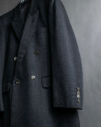 "Christian Dior" Metal button double-breasted tailored jacket