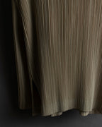 "ISSEY MIYAKE" Fine pleated shirt jacket