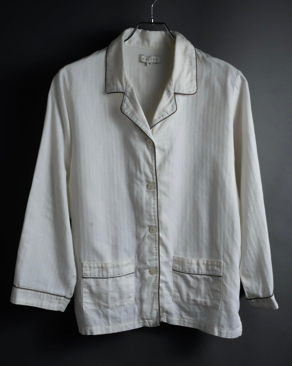 "CELINE" 90's-00's Macadam print pajama set up