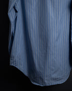 "GUCCI" Michele period brand code embroidered striped shirt