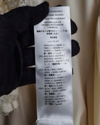 "GUCCI" Michele period frill lace silk bowtie shirt