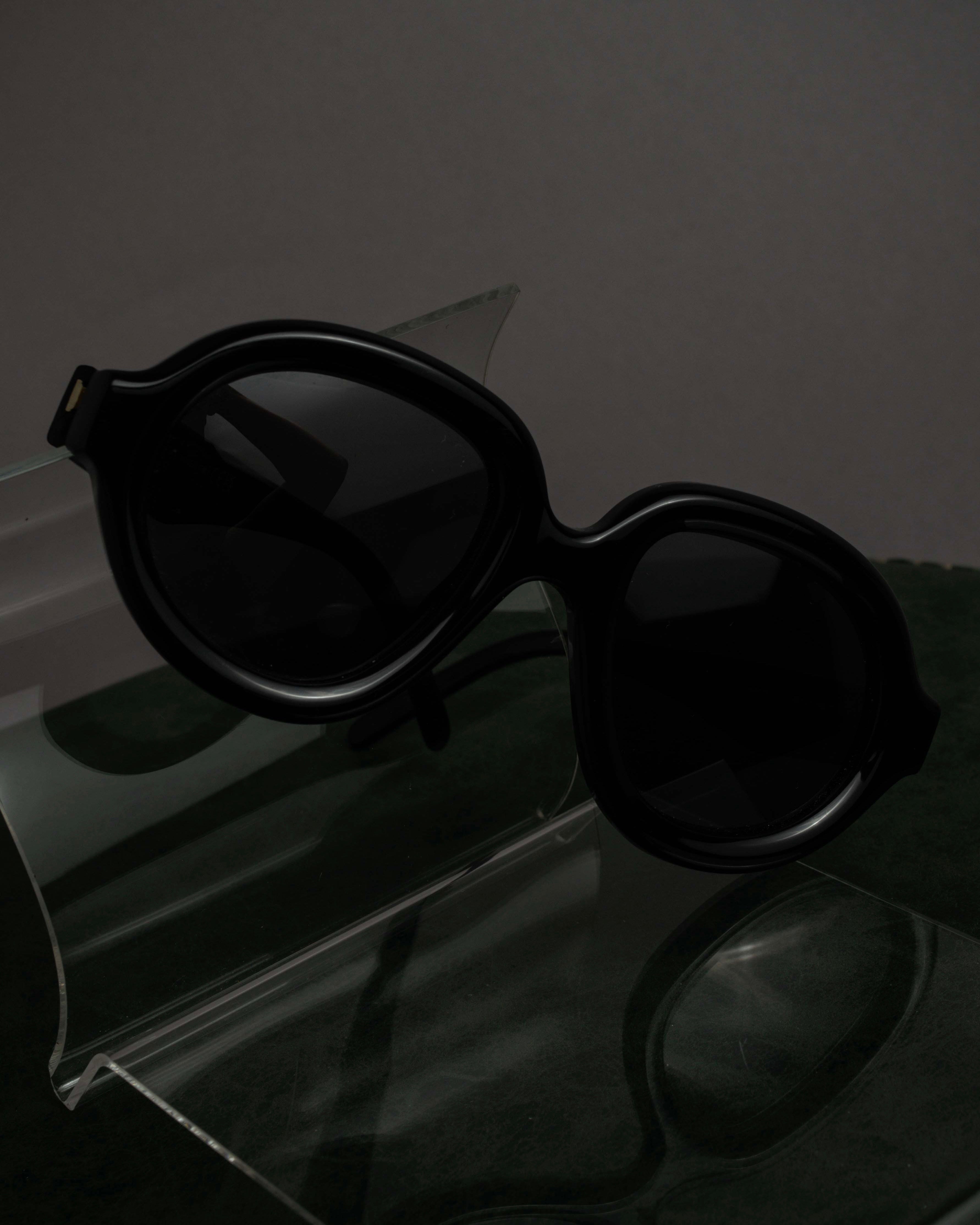 "LOEWE" Thick rim oval frame sunglasses