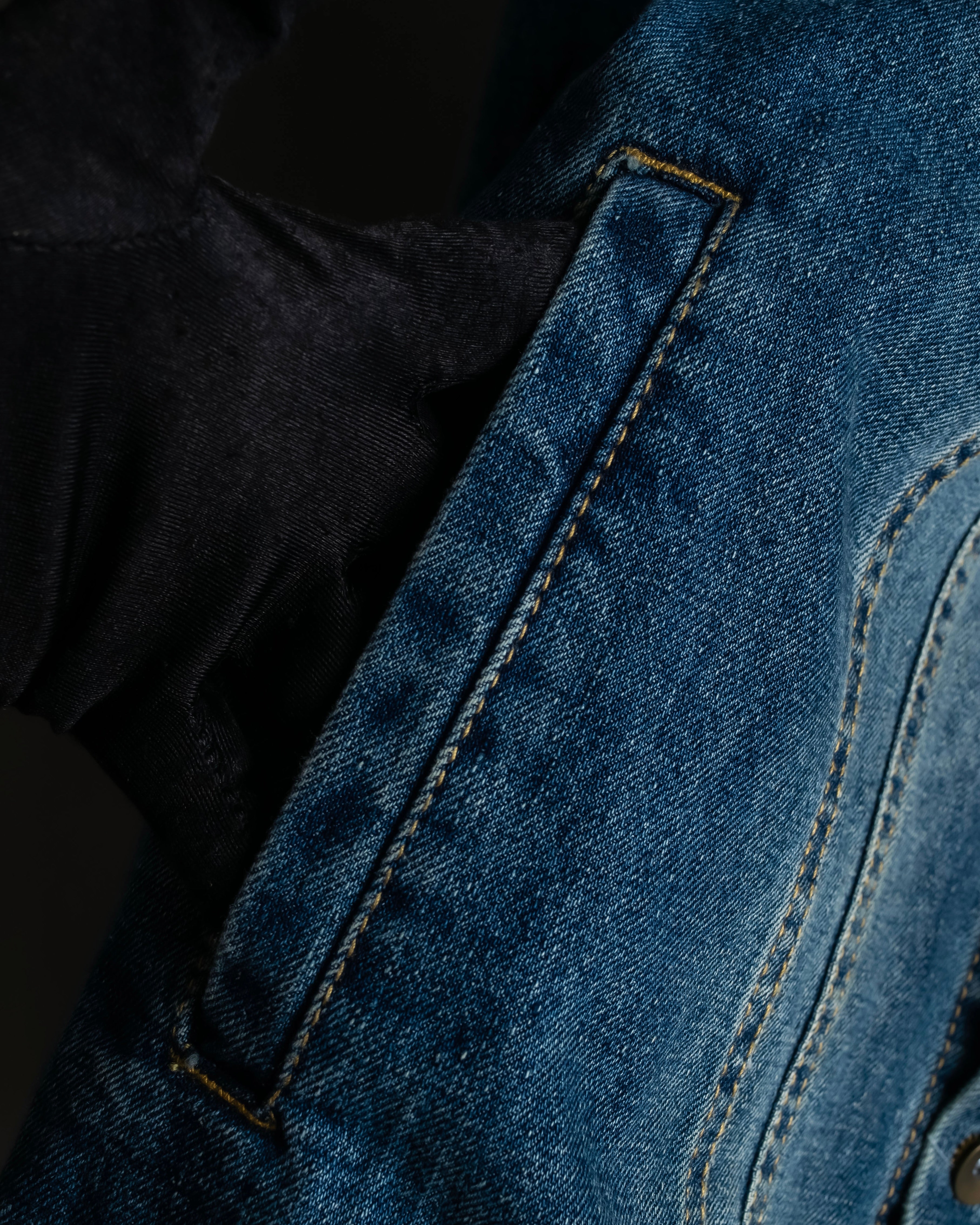 "NUMBER (N)INE" Vintage washed denim jacket