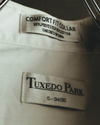 "Vintage" 90's-00's Pleated front tuxedo shirt