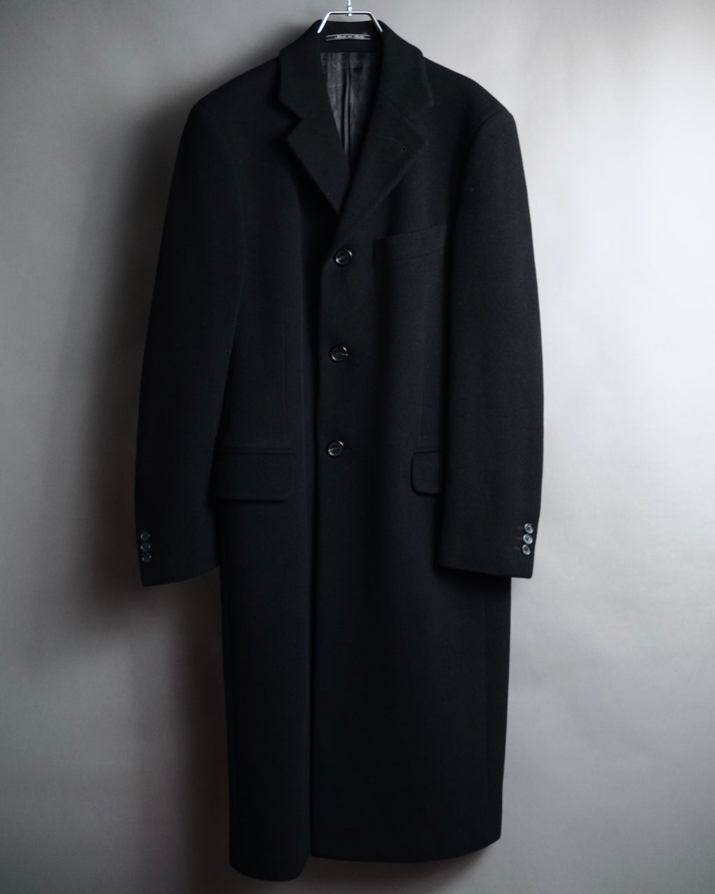 "FENDI" 00’s virgin wool chesterfield coat