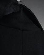 Abrigo de lana de sastrería minimalista de los años 90-00 de Dolce & Gabbana