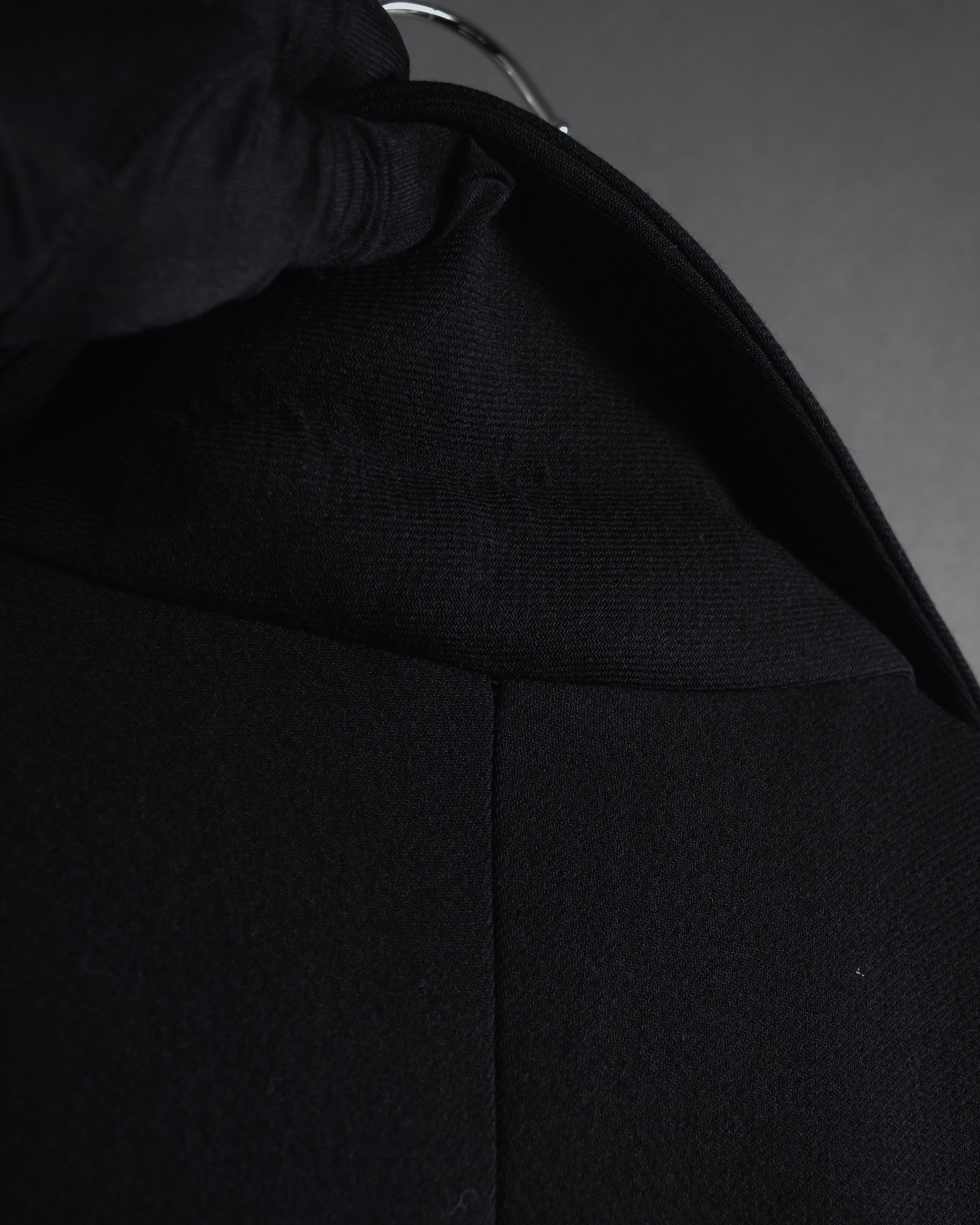 Abrigo de lana de sastrería minimalista de los años 90-00 de Dolce & Gabbana