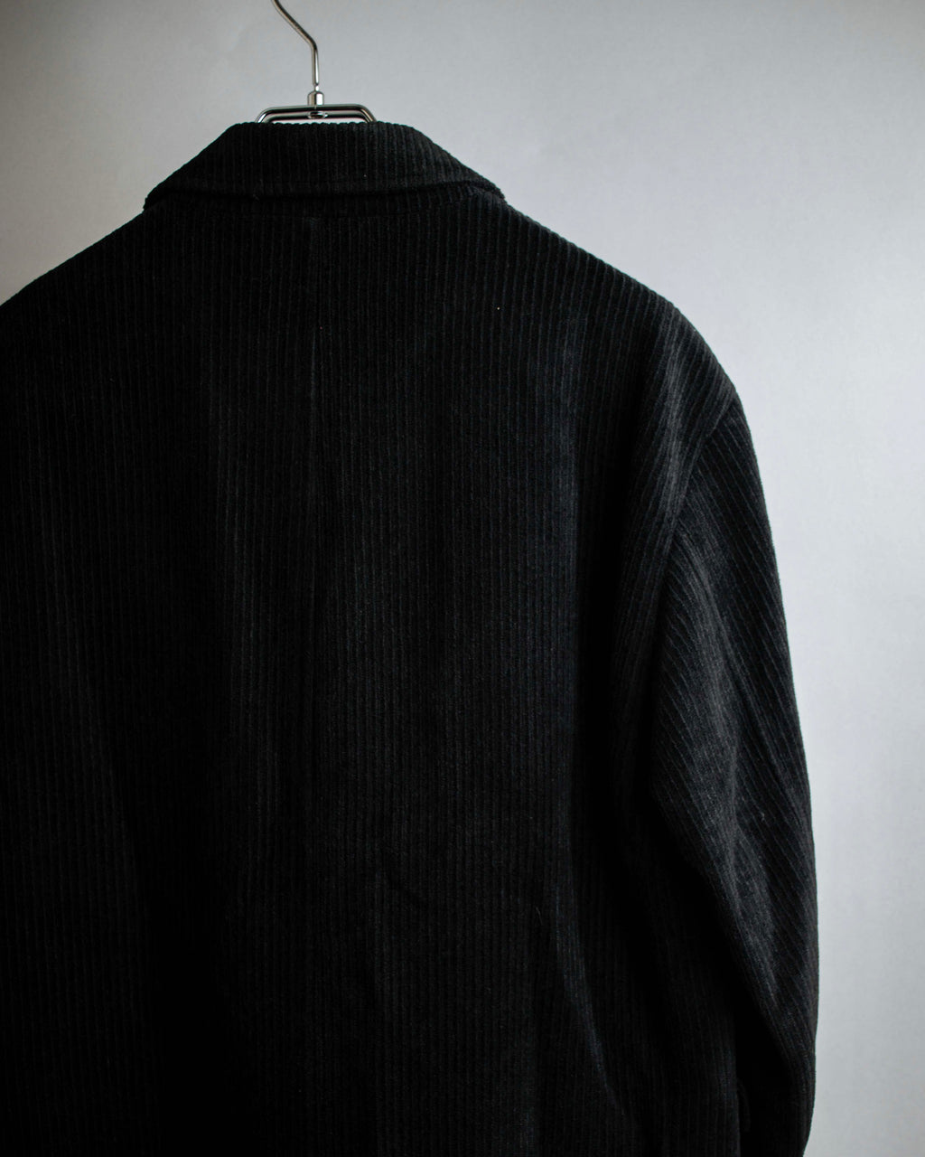 "BURBERRY" Thick wale corduroy oversized tailored jacket