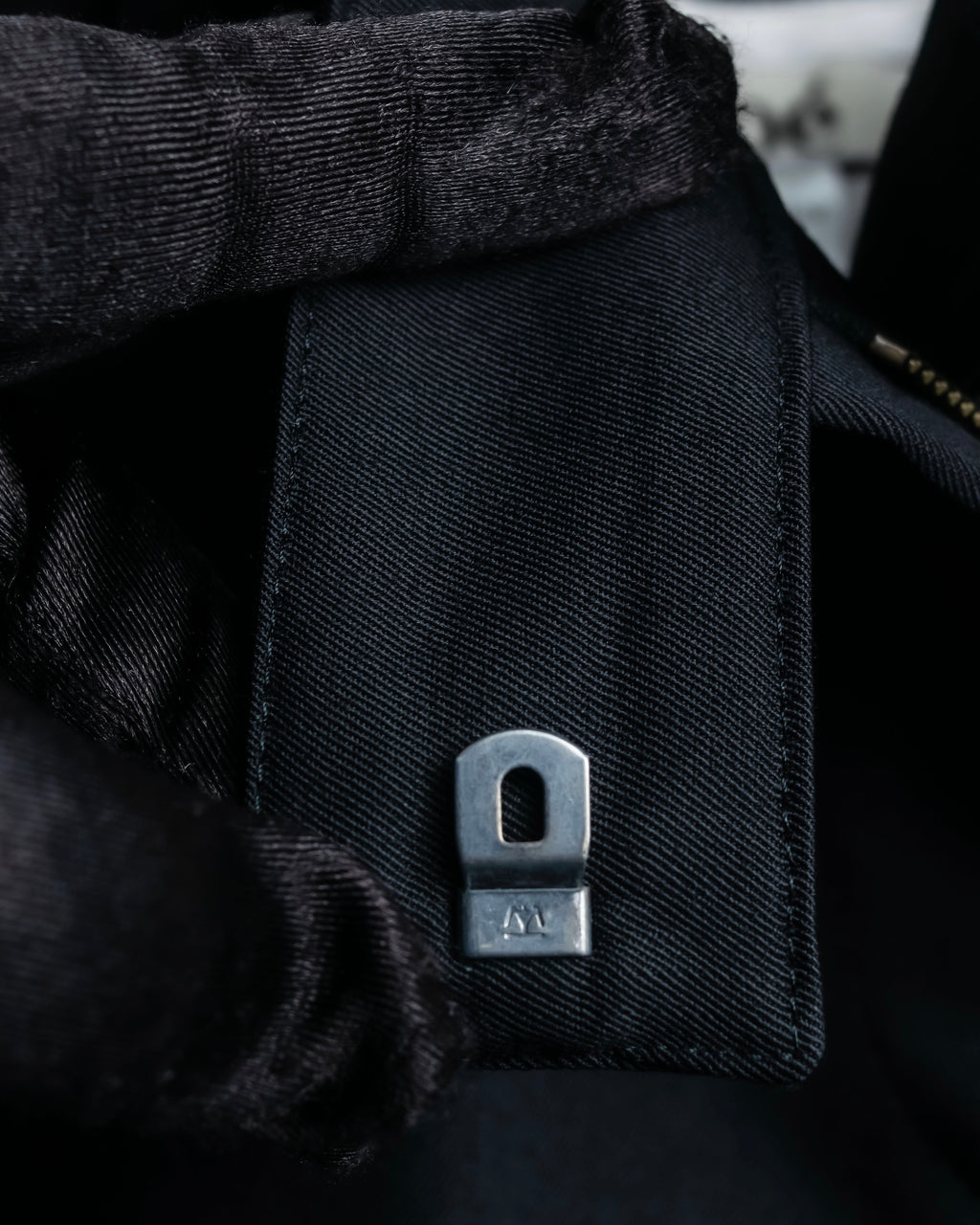 "Chloe" Oversized wool matte black set up