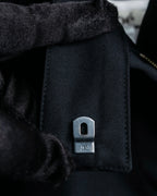 "Chloe" Oversized wool matte black set up