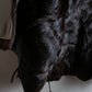 "GIVENCHY" Fur & leather used reversible short shawl collar jacket