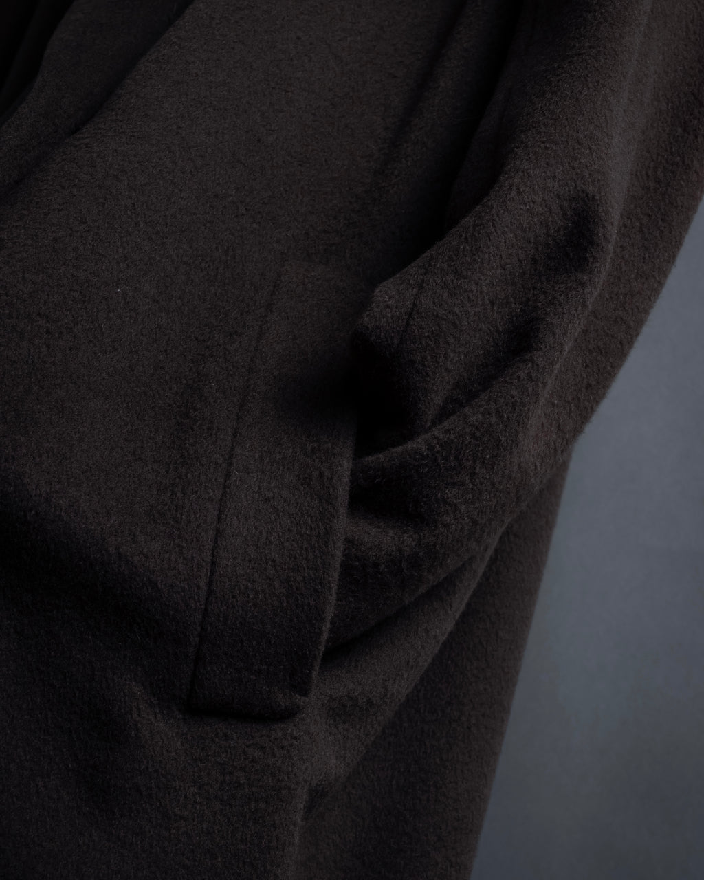 "Vintage 100% pure cashmere long chester coat"