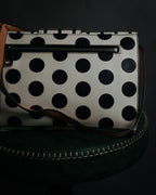“michino PARIS” 2010’s Graphic pattern salut shoulder bag