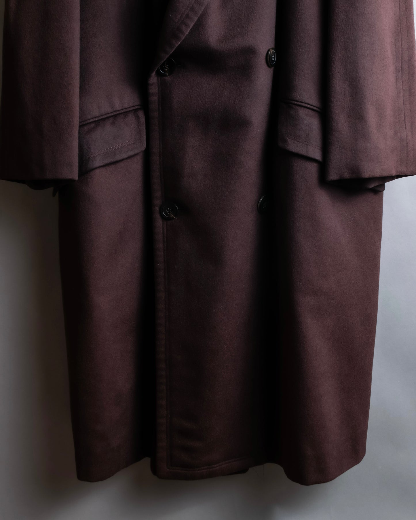 "CHRISTIAN DIOR MONSIEUR" 100% cashmere oversized chesterfield coat