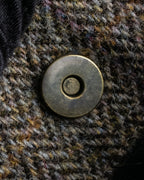 "Harris Tweed" Herringbone wave boston bag