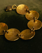 -SPECIAL- “YVES SAINT LAURENT” 80’s-90’s Lava texture statement bracelet