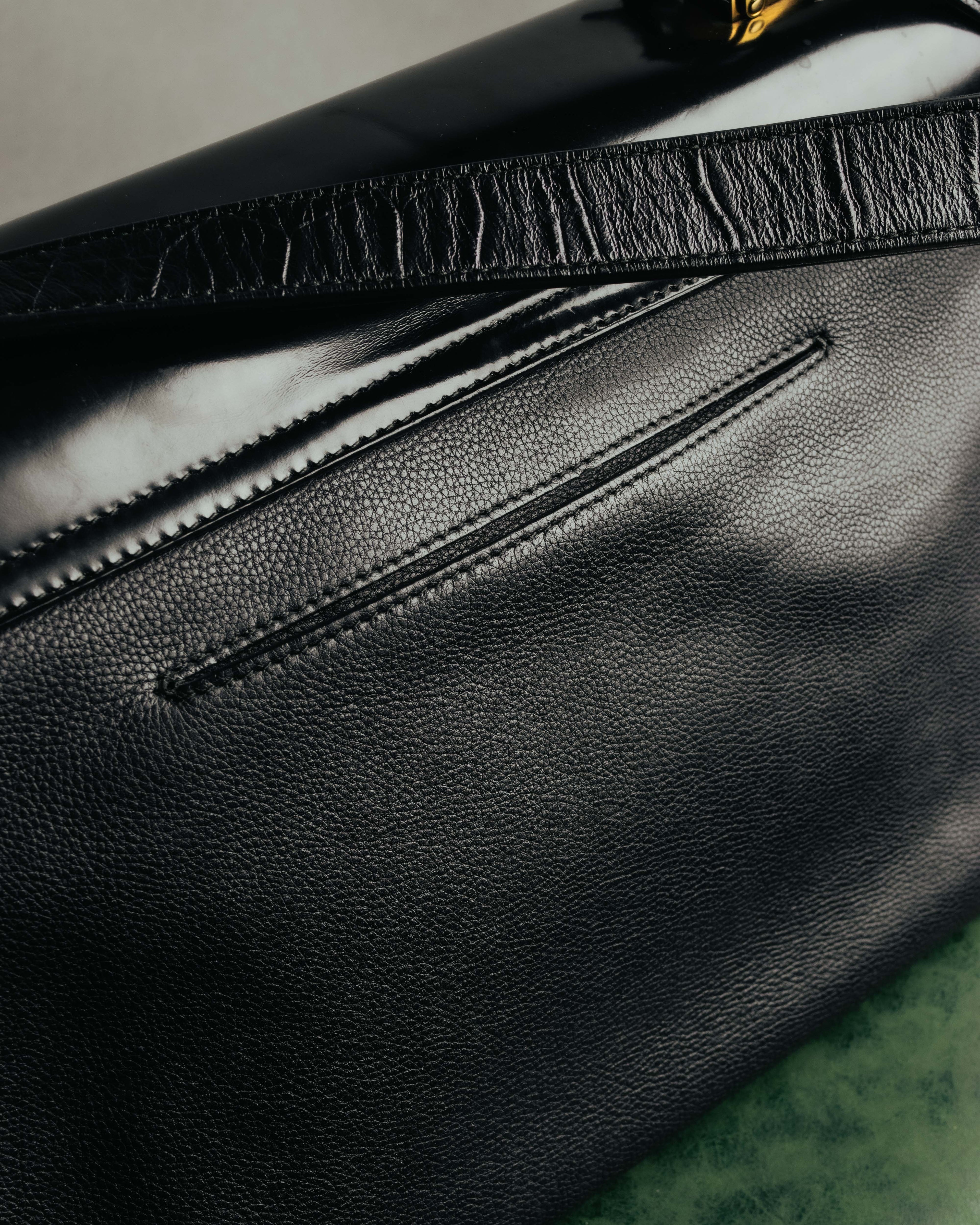 -SPECIAL- “BALENCIAGA” 2013-17 Le dix mixed leather shoulder bag