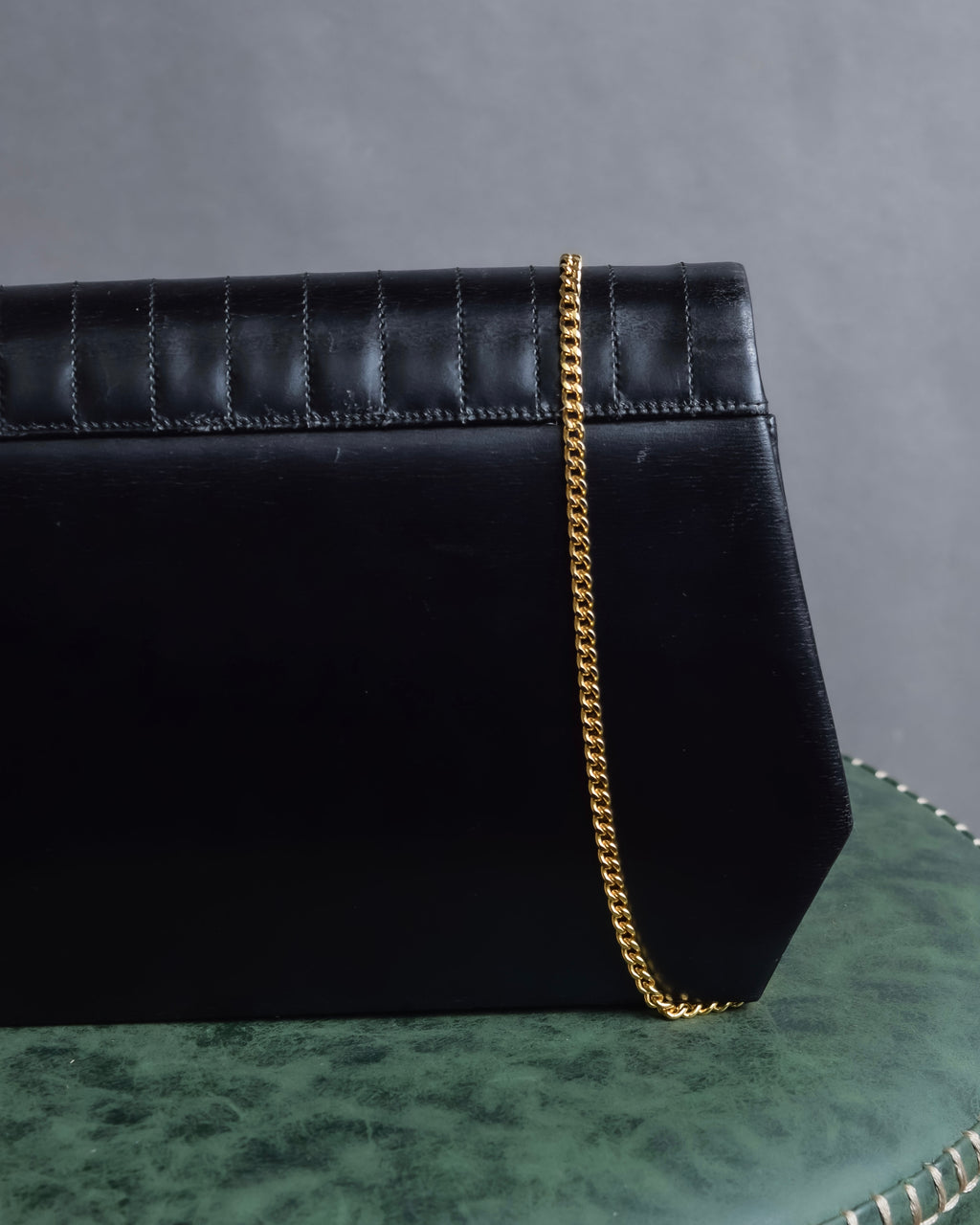"Christian Dior" Layered flap oblique shoulder bag