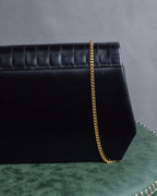 "Christian Dior" Layered flap oblique shoulder bag