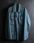 "COMOLI" Flap pocket design oversized denim jacket