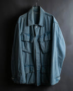 "COMOLI" Flap pocket design oversized denim jacket