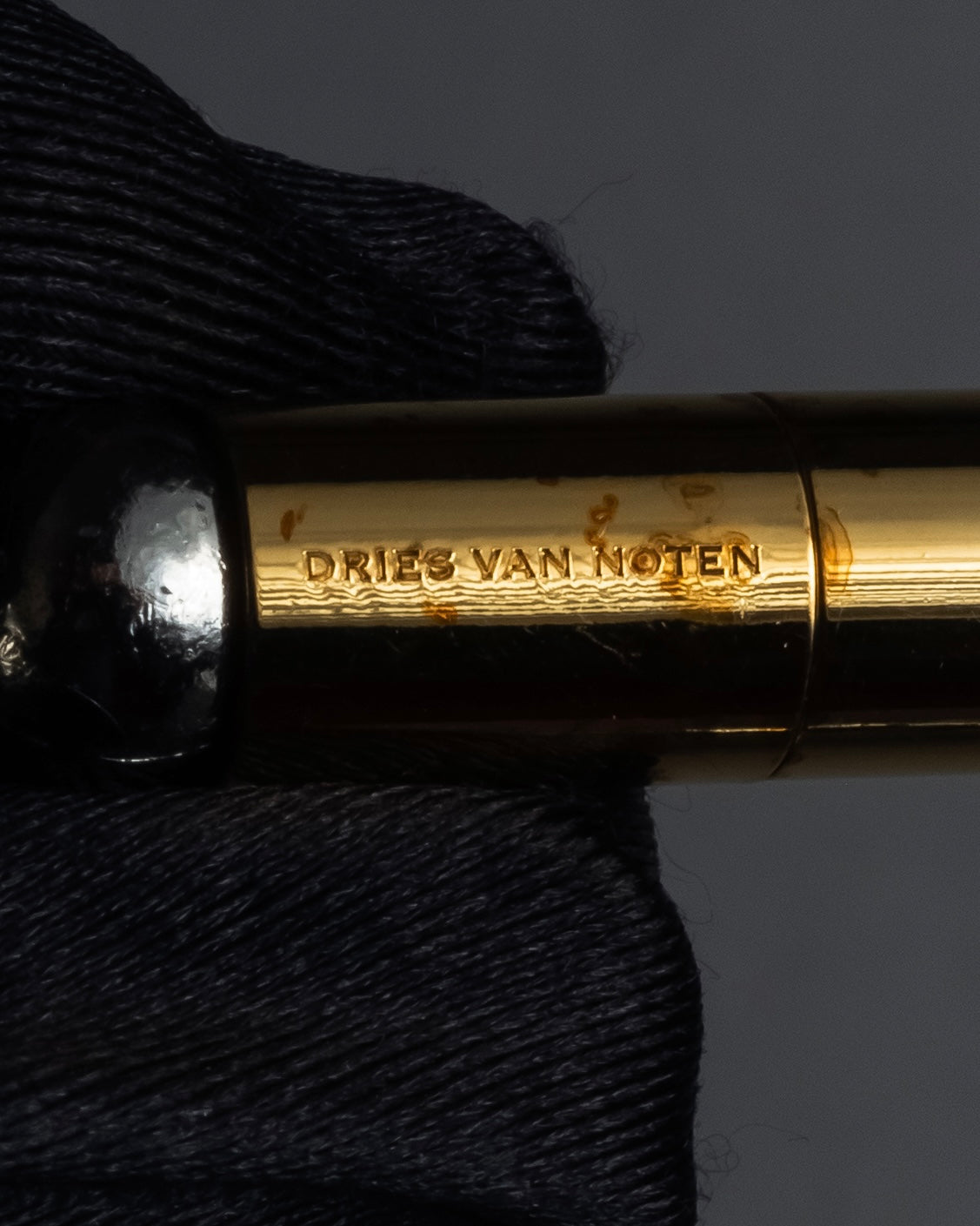 "DRIES VAN NOTTEN" 2022's Double crystal detail magnetic choker