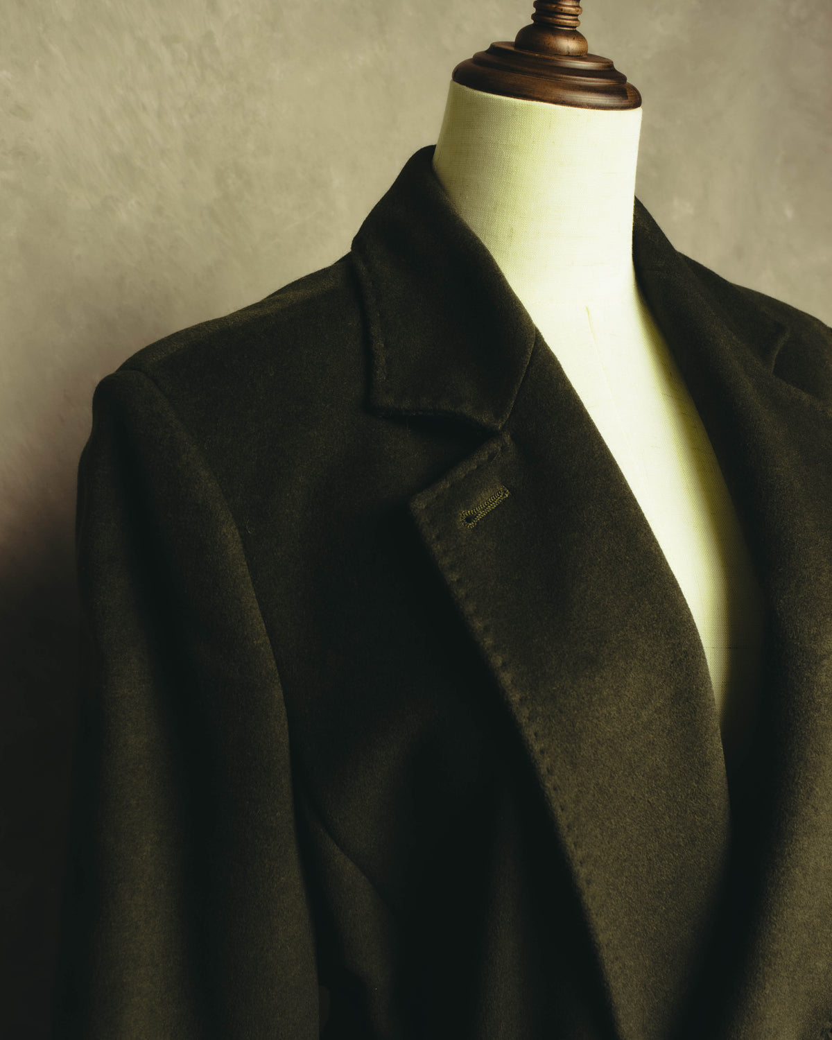 “Max Mara” 00’s Belted angora blend long coat