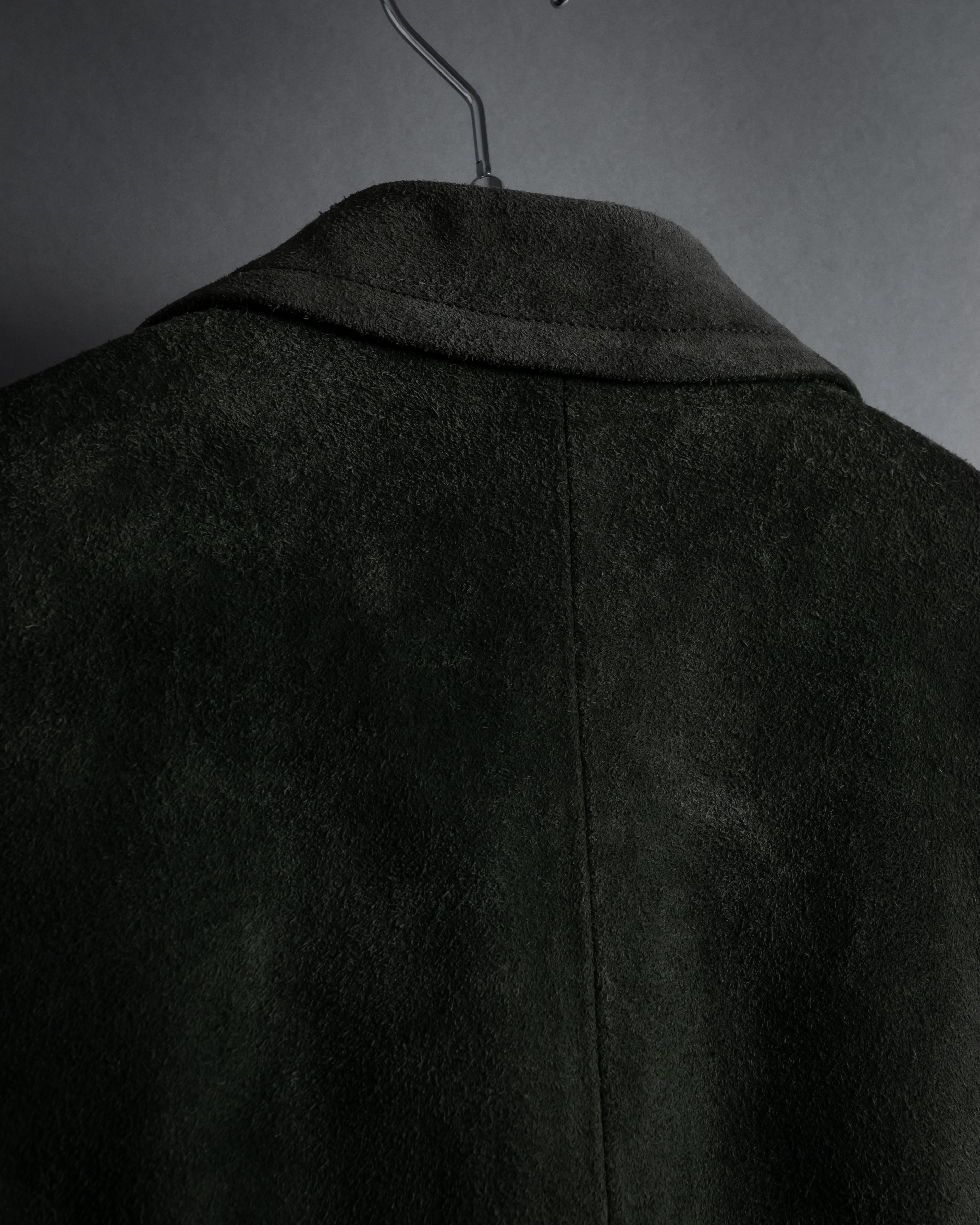 -SPECIAL- "GUCCI" 90’s Tom ford design suede tailored jacket