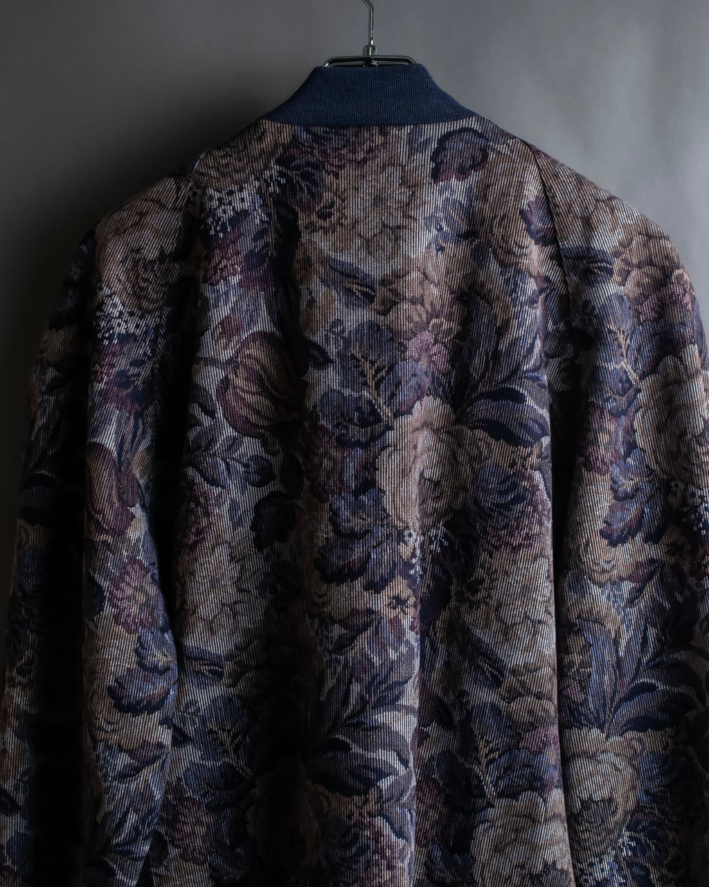 Vintage jacquard floral pattern jacket
