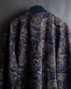 Vintage jacquard floral pattern jacket
