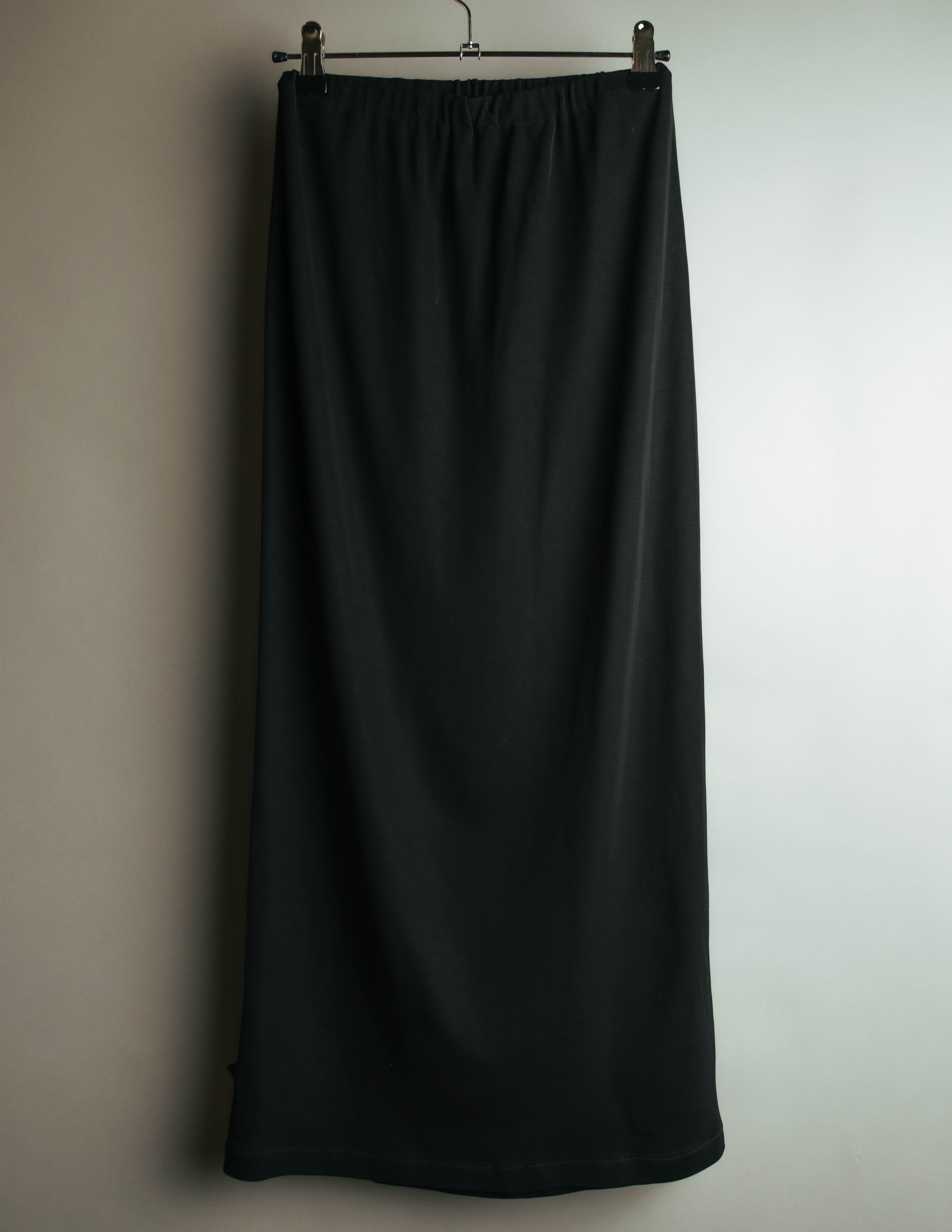 "Y's" Minimal black maxi skirt