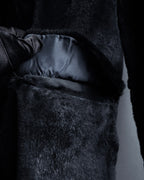 -SPECIAL- "Salvatore Ferragamo"
90's-00's A neat silhouette 100% lapin fur coat