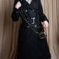 "LOUIS VUITTON" Metal button detailing belted trench coat