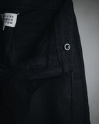 "Maison Margiela" 2016AW drawstring wool tailored slacks