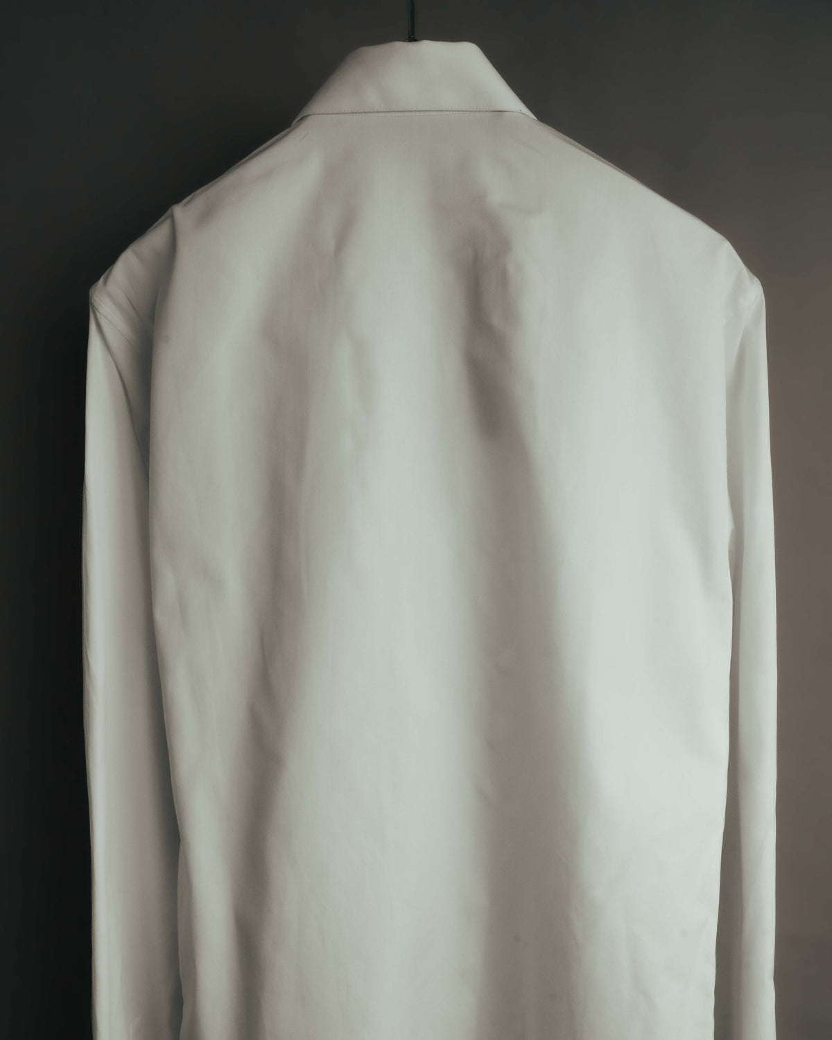 -SPECIAL- "Dior" 10's-20's Sculptural cord embellished concealed placket long sleeve dress shirt