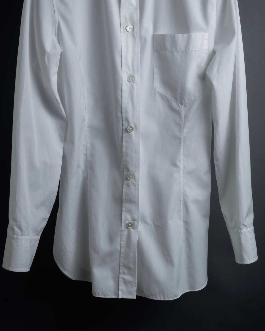 "HERMES" High-quality fine count cotton dress shirt