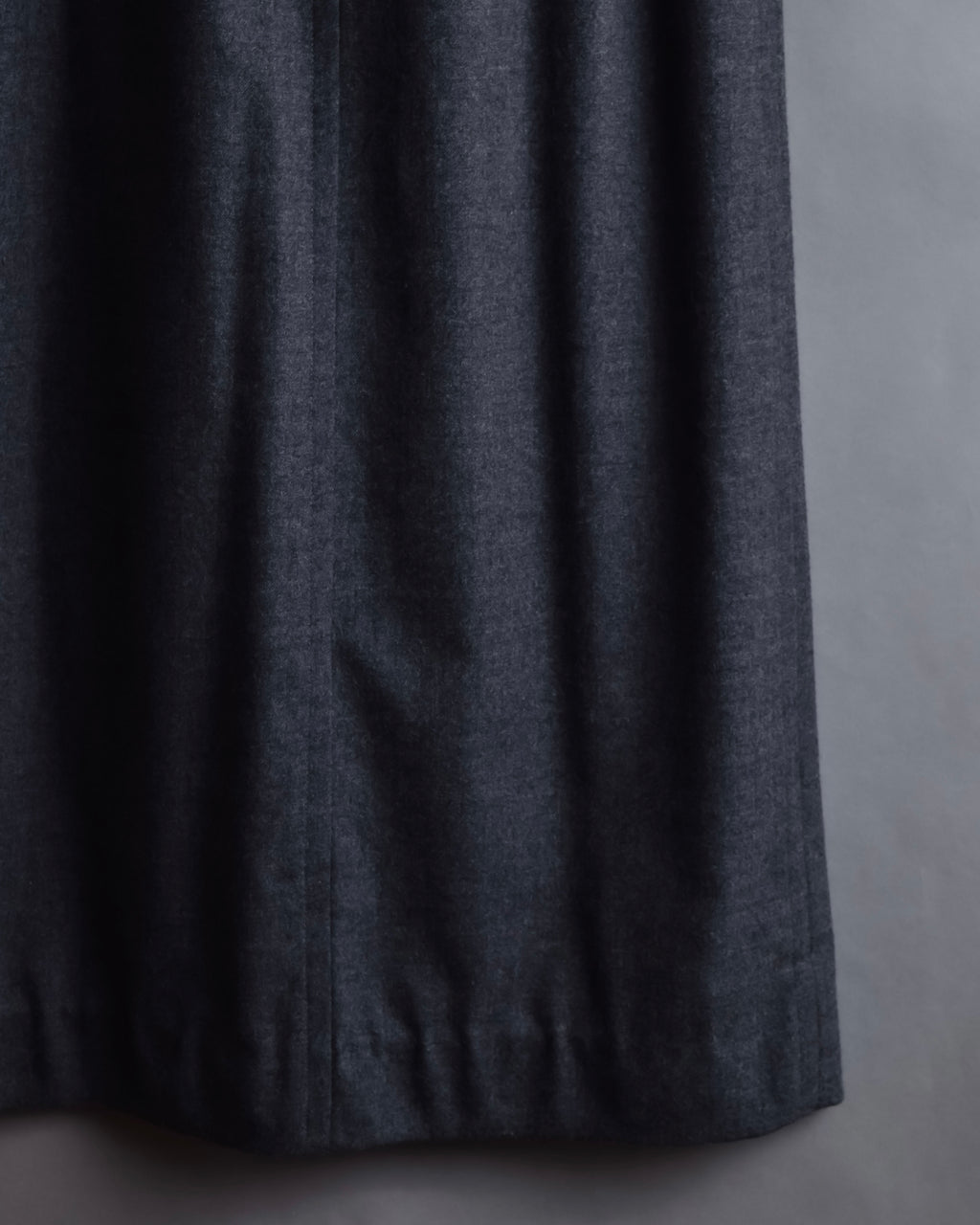 "HERMES" Margiela period semi-flared wool skirt