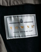 "Vintage matte texture long trench coat"