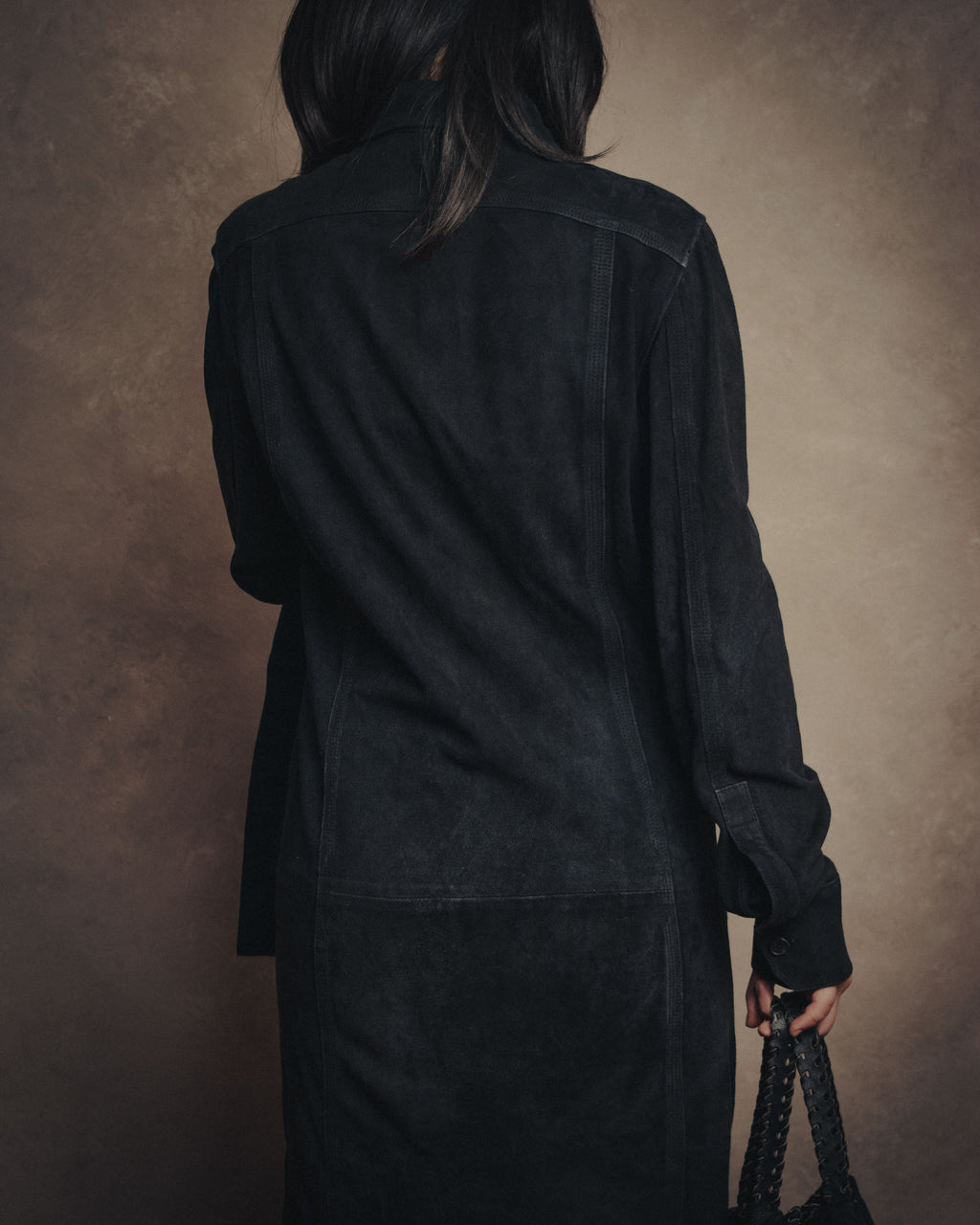 -SPECIAL- “Yves Saint Laurent rive gauche” 2001-2004 Suede lace-up safari dress