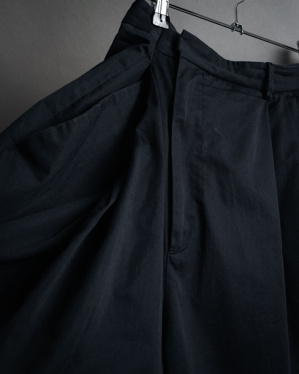 “Maison Margiela” 2019SS Cotton draped culotte shorts