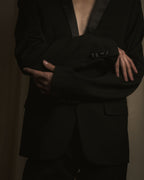 迪奥男士克里斯·范·阿谢设计的缎面领结礼服套装