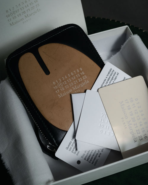 "Maison Margiela" 2020SS tabi sole patch zip wallet