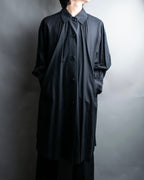 "YVES SAINT LAURENT" Black mode style shirt coat