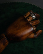 “Tiffany & Co.” 1995 Grooved sterling silver ring