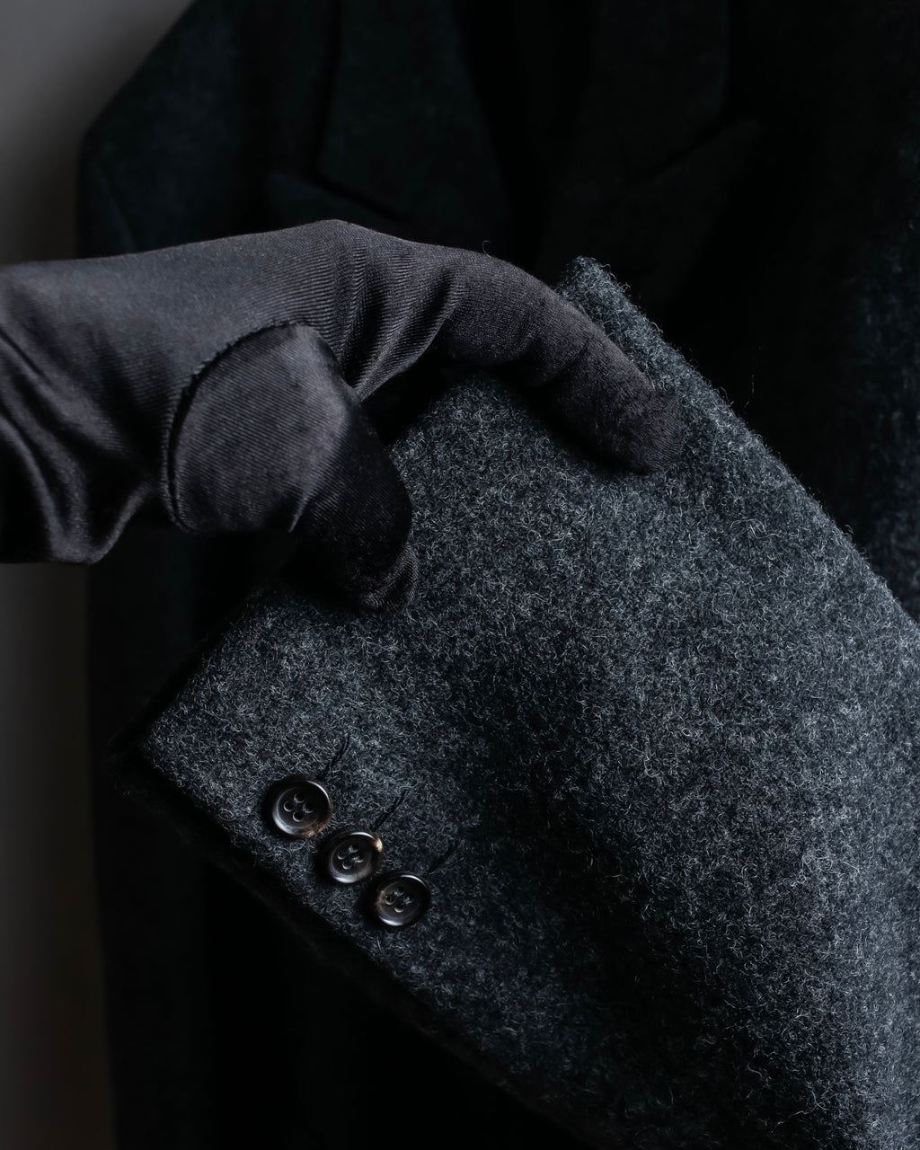 "COMME des GARCONS HOMME PLUS" Structured cut double-breasted tailored jacket